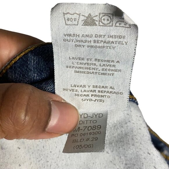 Tommy Hilfiger Women's Medium Indigo Mini Denim Skirt - Picture 8 of 8